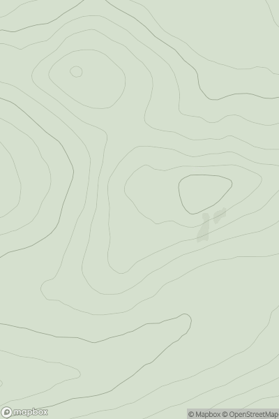 Thumbnail image for Hill of Bourtie showing contour plot for surrounding peak