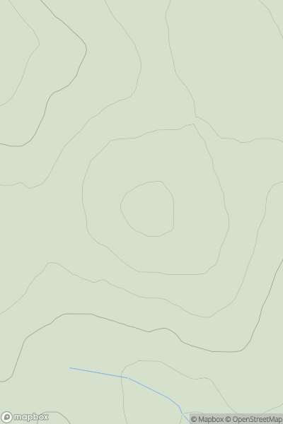 Thumbnail image for Hill of Draidland showing contour plot for surrounding peak