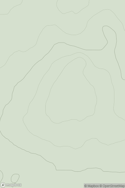 Thumbnail image for Hill of Pitcow showing contour plot for surrounding peak