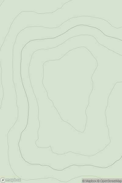 Thumbnail image for Hill of Belnagoak showing contour plot for surrounding peak