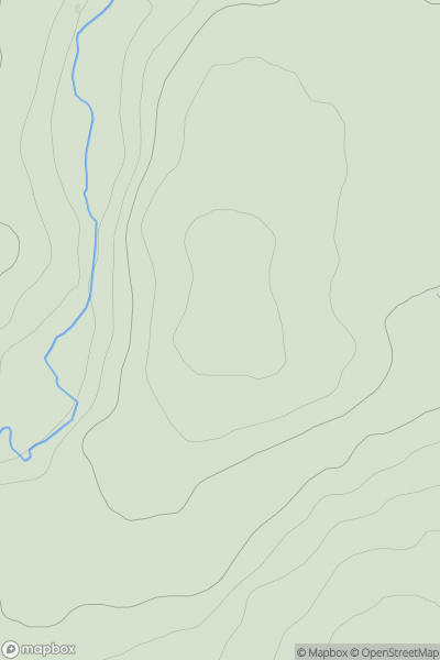 Thumbnail image for Keith Hill showing contour plot for surrounding peak