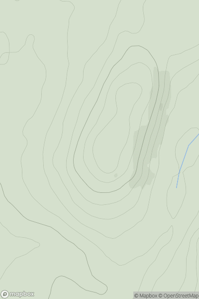 Thumbnail image for Cleanhill showing contour plot for surrounding peak