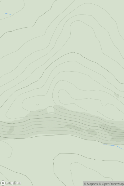Thumbnail image for Beinn Domhnaill showing contour plot for surrounding peak