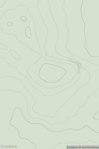 Thumbnail image for Hill of Easter Echt showing contour plot for surrounding peak
