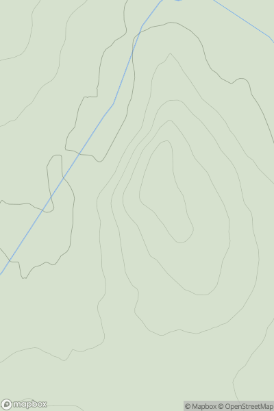 Thumbnail image for Hill of Cruchie showing contour plot for surrounding peak