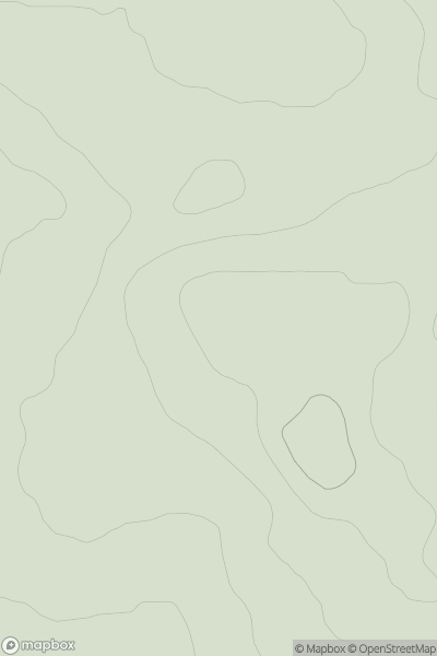 Thumbnail image for Hill of White Cow Wood showing contour plot for surrounding peak