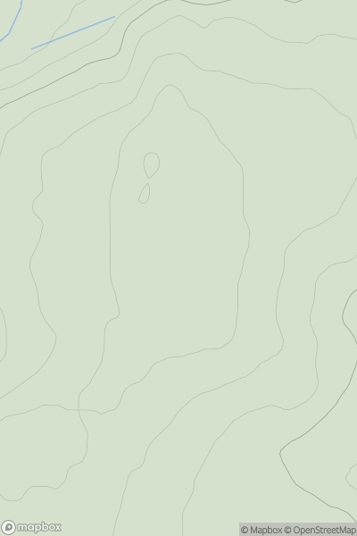 Thumbnail image for Hill of Tolquhon showing contour plot for surrounding peak