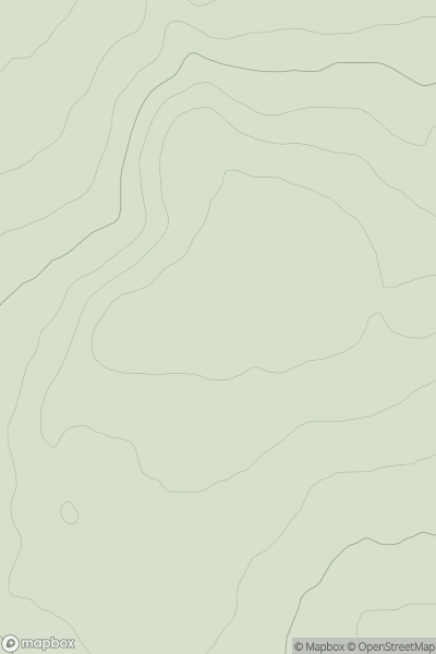 Thumbnail image for Hill of Wrae showing contour plot for surrounding peak