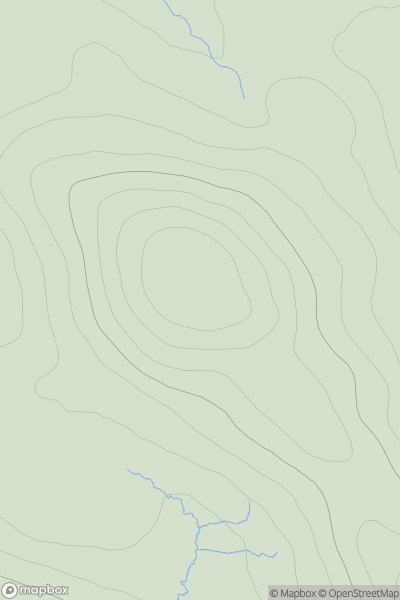 Thumbnail image for Meall Eachainn showing contour plot for surrounding peak