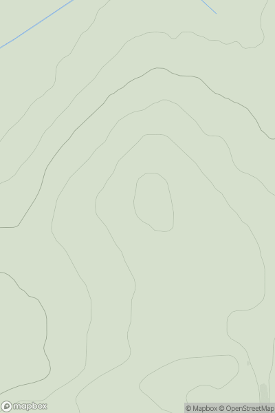 Thumbnail image for Hill of Foulzie showing contour plot for surrounding peak