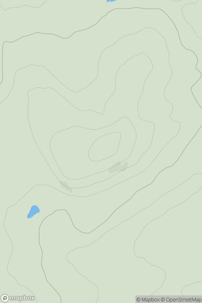 Thumbnail image for Drum Hill showing contour plot for surrounding peak