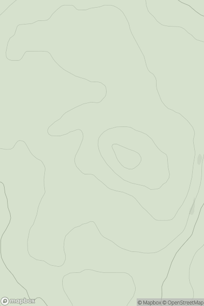 Thumbnail image for Hill of Fetterangus showing contour plot for surrounding peak