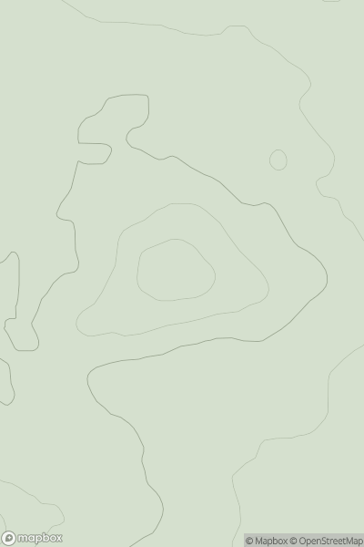 Thumbnail image for Catcraig Hill showing contour plot for surrounding peak