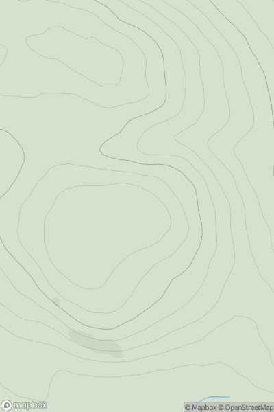 Thumbnail image for An Stoc-bheinn showing contour plot for surrounding peak