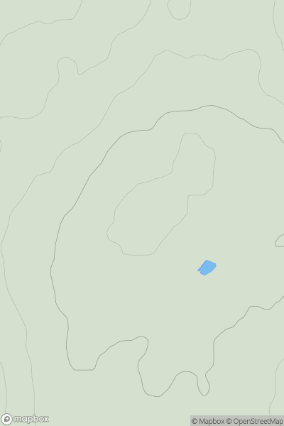 Thumbnail image for Hill of Longhaven showing contour plot for surrounding peak