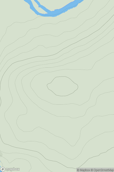 Thumbnail image for Montcoffer Hill showing contour plot for surrounding peak