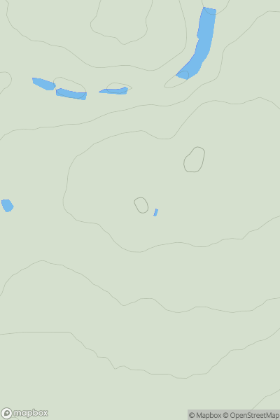 Thumbnail image for Hill of Coldwells showing contour plot for surrounding peak