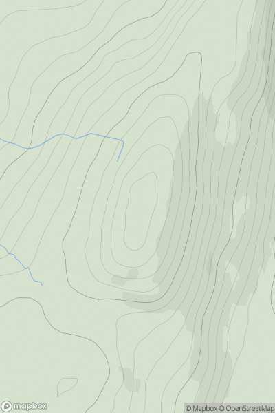 Thumbnail image for Hallilee showing contour plot for surrounding peak