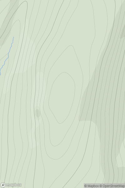 Thumbnail image for Russaness Hill showing contour plot for surrounding peak
