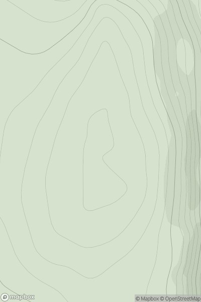 Thumbnail image for Beorgs of Skelberry showing contour plot for surrounding peak
