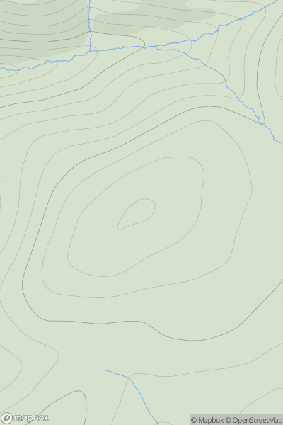 Thumbnail image for Dale Hill showing contour plot for surrounding peak