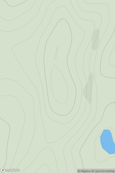 Thumbnail image for Bersa Hill showing contour plot for surrounding peak