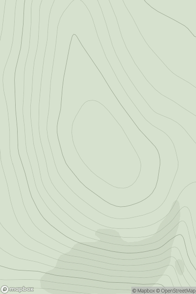 Thumbnail image for Dudd Hill showing contour plot for surrounding peak