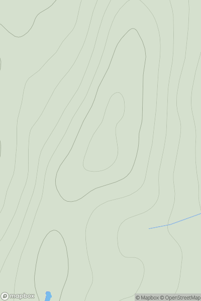 Thumbnail image for Kame of Sandwick showing contour plot for surrounding peak