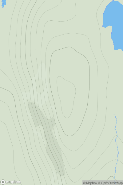 Thumbnail image for Evra Houll showing contour plot for surrounding peak