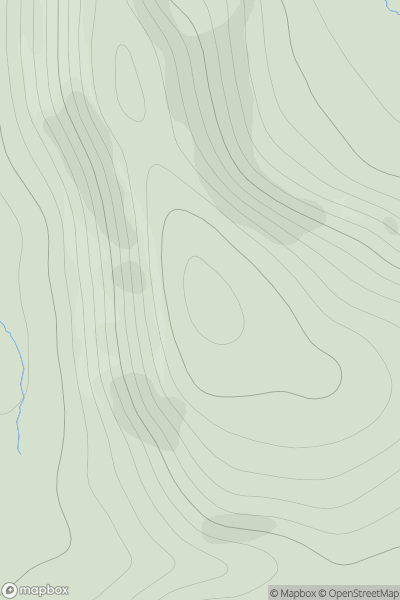 Thumbnail image for Gardie Hill showing contour plot for surrounding peak