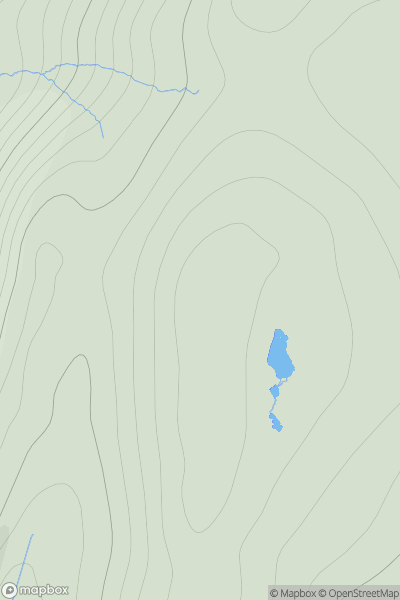 Thumbnail image for Wormadale Hill showing contour plot for surrounding peak