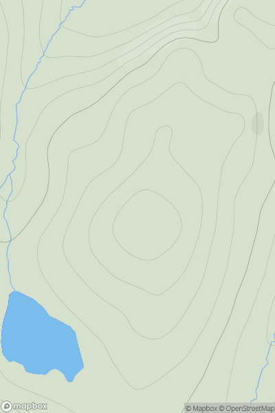 Thumbnail image for Saefti Hill showing contour plot for surrounding peak