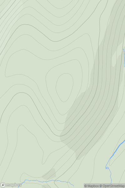 Thumbnail image for Burra Dale showing contour plot for surrounding peak