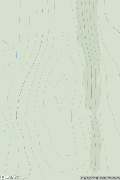 Thumbnail image for East Hill of Voe showing contour plot for surrounding peak