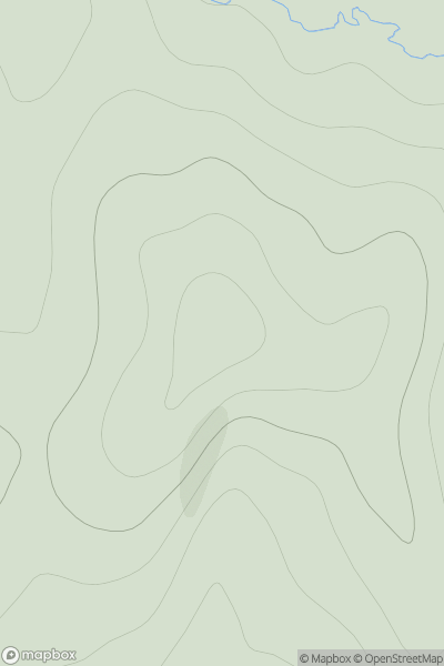 Thumbnail image for Laxo Knowe showing contour plot for surrounding peak