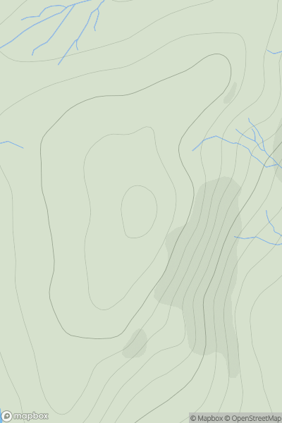 Thumbnail image for South Staney Hill showing contour plot for surrounding peak