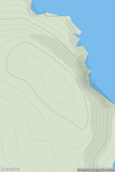 Thumbnail image for Gillis Field showing contour plot for surrounding peak