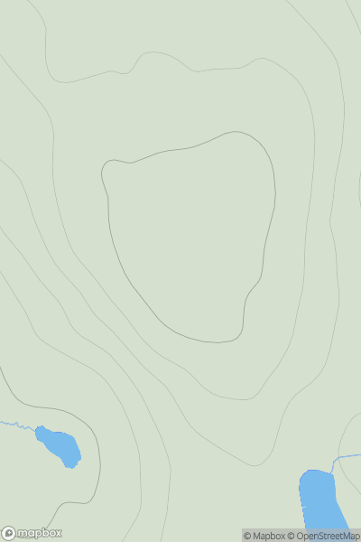 Thumbnail image for Hill of Bouster showing contour plot for surrounding peak