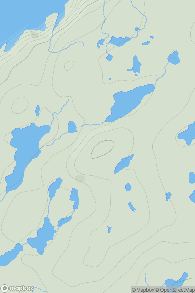 Thumbnail image for Muckle Hoo Field showing contour plot for surrounding peak