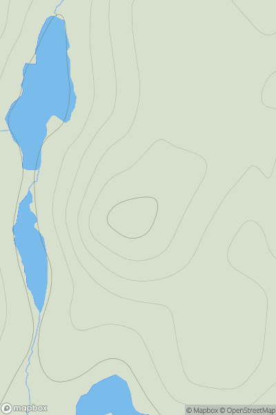 Thumbnail image for Roe Brecks showing contour plot for surrounding peak