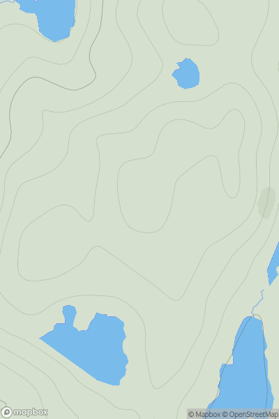 Thumbnail image for Green Ward showing contour plot for surrounding peak