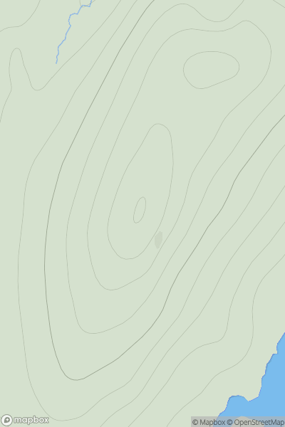 Thumbnail image for Ward of Laxfirth showing contour plot for surrounding peak