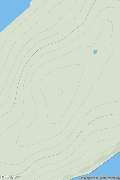 Thumbnail image for Hill of Lee showing contour plot for surrounding peak