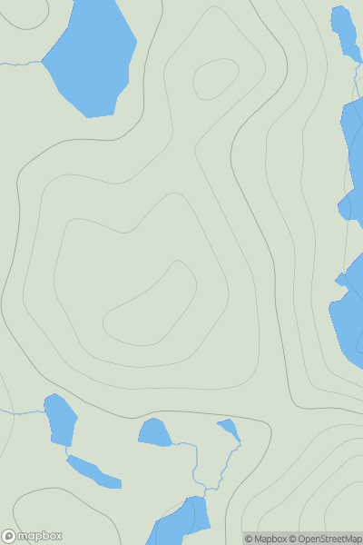 Thumbnail image for Roeroon showing contour plot for surrounding peak