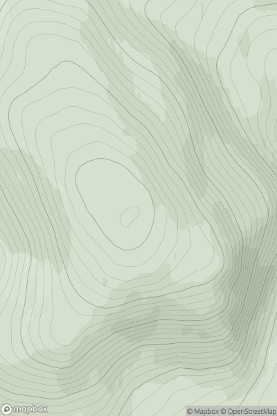 Thumbnail image for Meall an Fheur Loch showing contour plot for surrounding peak