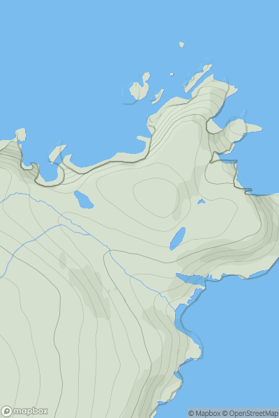 Thumbnail image for Skroo showing contour plot for surrounding peak