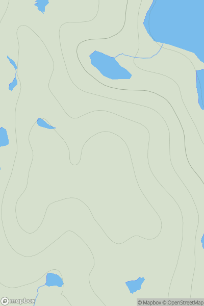 Thumbnail image for Knowes of Bratta showing contour plot for surrounding peak