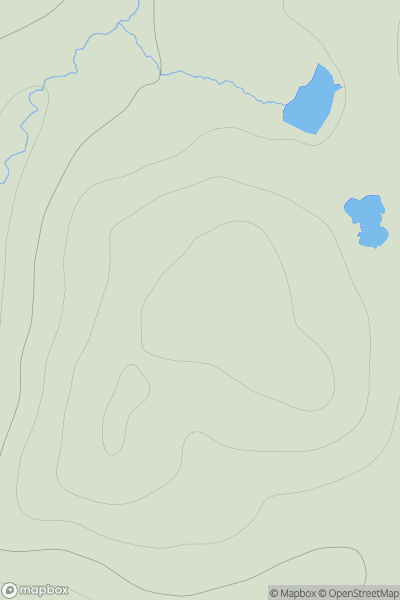 Thumbnail image for Muckle Houll showing contour plot for surrounding peak