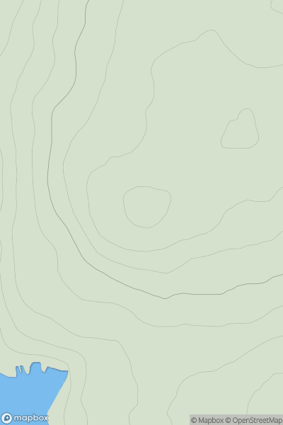 Thumbnail image for Erne's Ward showing contour plot for surrounding peak