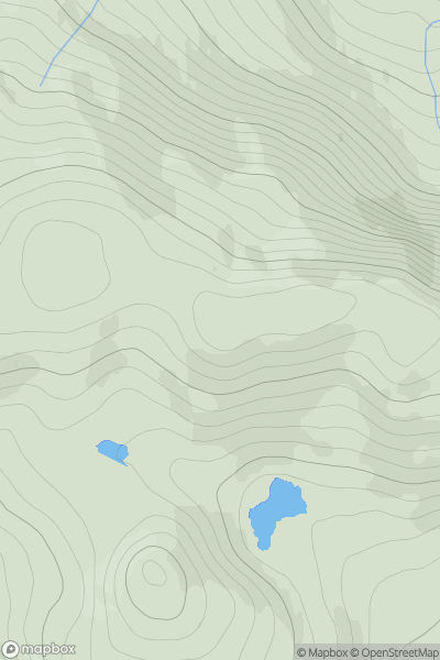 Thumbnail image for Beinn a' Bhutha showing contour plot for surrounding peak